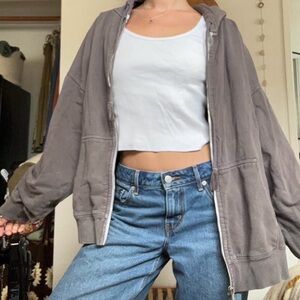 Brandy Christy hoodie grey